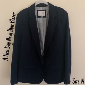 A New Day / Target Navy Blue Blazer Size 14